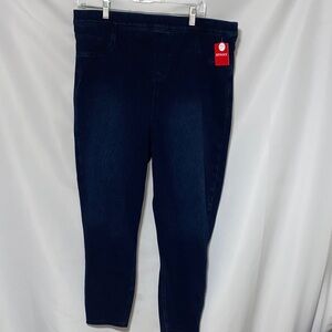 NWT SPANX JEGGINGS  WO SIZE 2X PETITE TWILIGHT‎ RINSE JEANS NEW